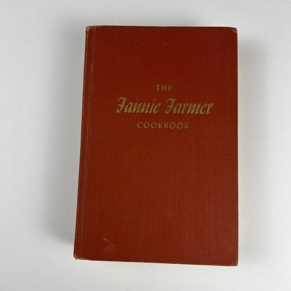 Fannie Farmer Cookbook 11th Edition Red Hardcover 1965 Vintage Little Brown Book